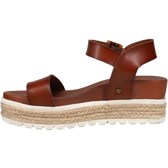 MIA Kiera vegan leather platform sandal with single strap/buckle. Size 7.5 - Picture 10 of 13